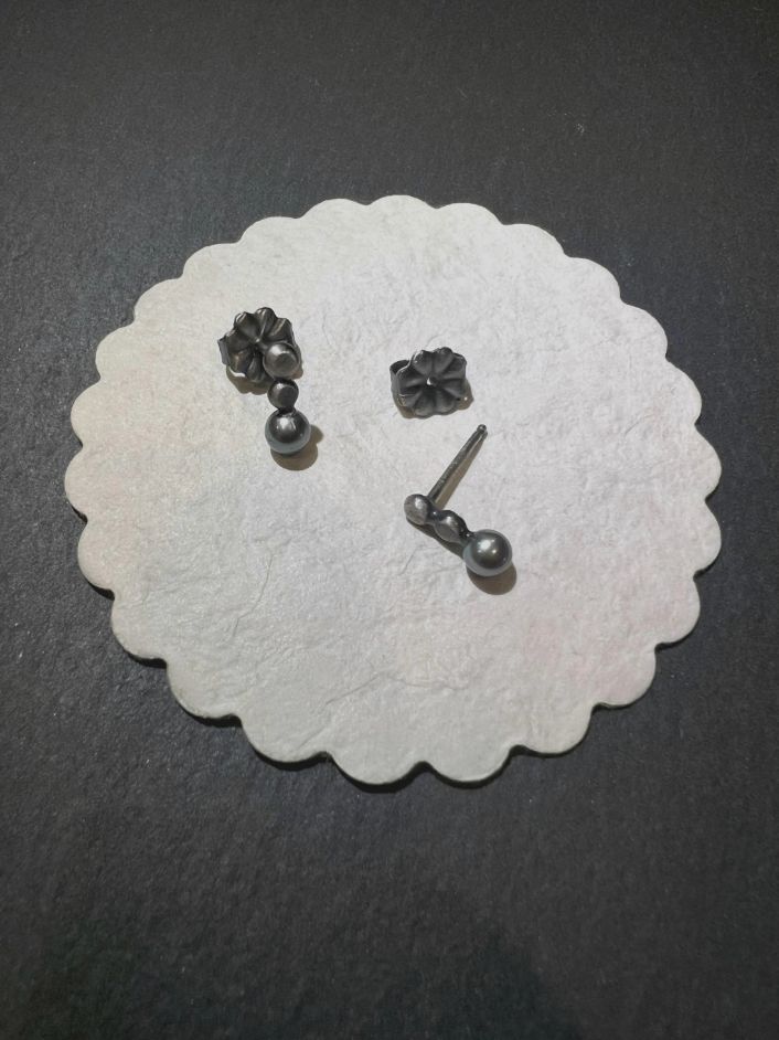 minimalist stud earrings