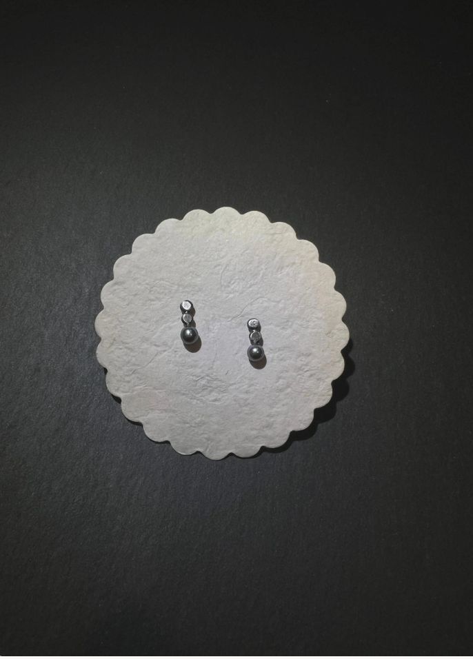 minimalist stud earrings